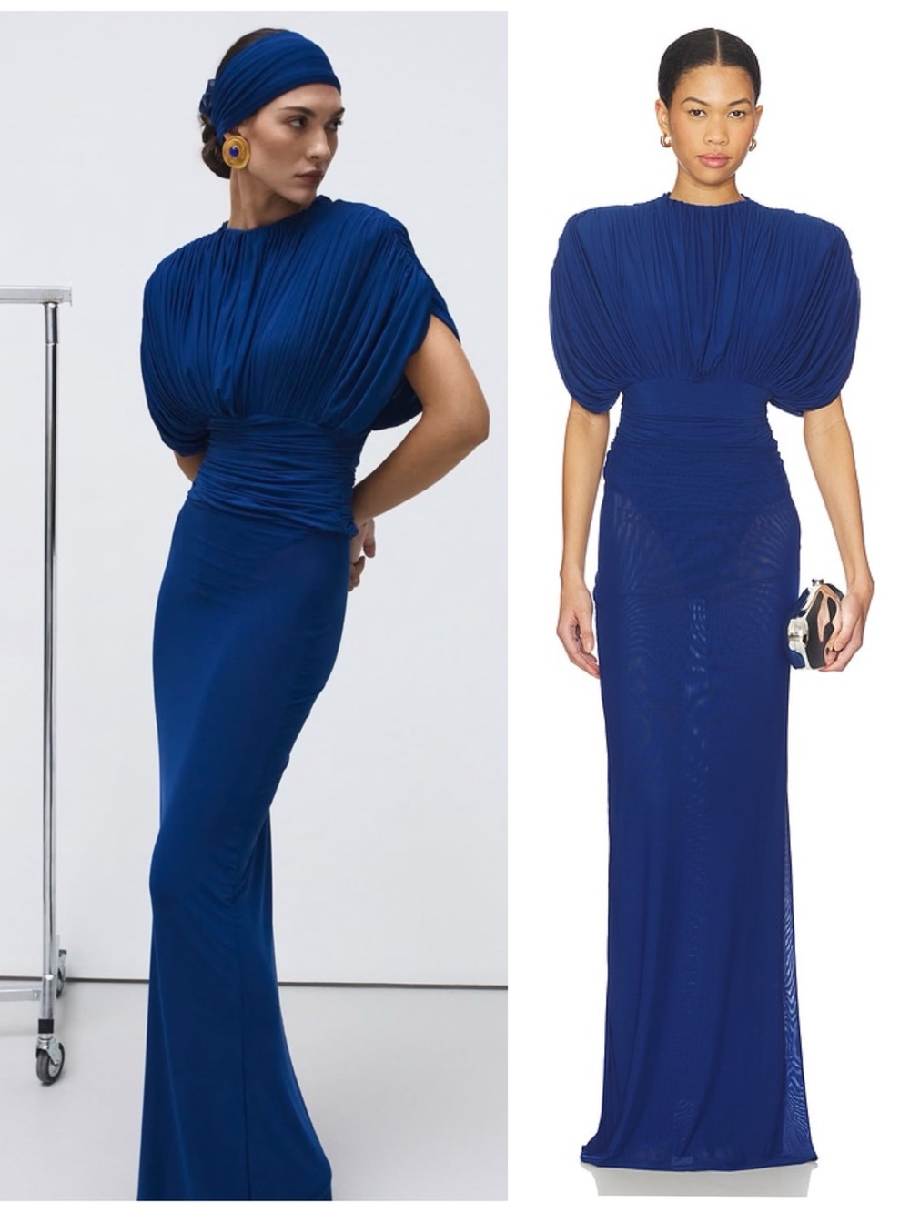 NWT Deme by Gabriella Judy Co-Ord Set In Cobalt Blue Long Maxi Women’s Small